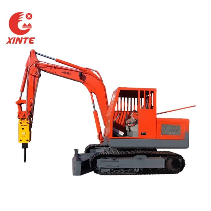 Excavator for Ladle Furnace