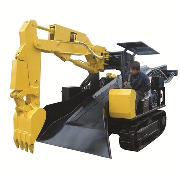 Mucking Rock Loader Combined With Shuttle Car
